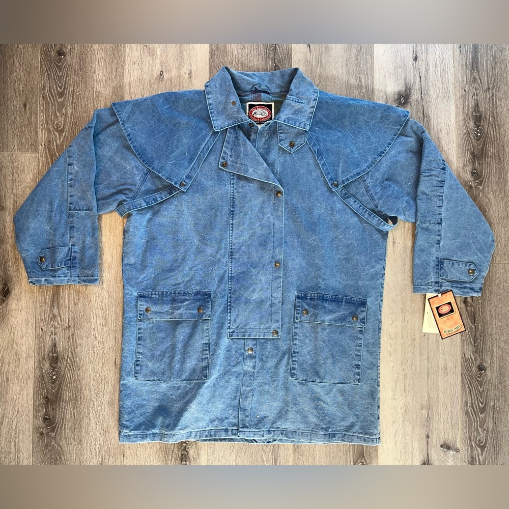 Vintage Australia Outback Collection NWT Men’s XL Blue Cotton Canvas Jacket